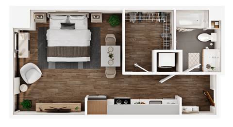 studio, 1 bath apartment home at 24fifty in Denver, CO